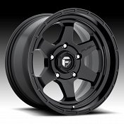 Fuel Shok D664 Matte Black Custom Wheels Rims