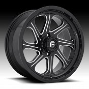 Fuel Seeker D676 Gloss Black Milled Custom Wheels Rims