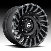 Fuel Cyclone D683 Matte Black Machined DT Custom Wheels Rims