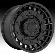 Fuel Militia D723 Satin Black Custom Wheels Rims