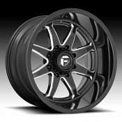 Fuel Hammer D749 Gloss Black Milled Custom Truck Wheels Rims