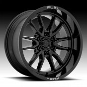 Fuel Clash D760 Gloss Black Custom Truck Wheels Rims