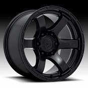 Fuel Rush D766 Satin Black Custom Truck Wheels Rims