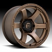 Fuel Rush D768 Matte Bronze Custom Truck Wheels Rims