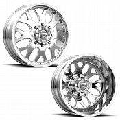 Fuel FF19D Polished Forged Dually Custom Truck Wheels