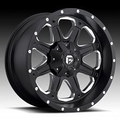 Fuel Boost D534 Matte Black Milled Truck Wheels Rims