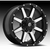 Fuel Maverick 1-PC D537 Machined Black Truck Wheels Rims