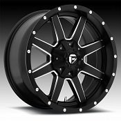 Fuel Maverick 1-PC D538 Matte Black Milled Truck Wheels Rims