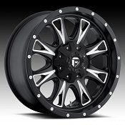 Fuel Throttle D513 Matte Black Milled Truck Wheels Rims