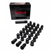 KBRS-12150BGR / Gorilla Black 12x1.5 Spline Kit for Bronco (27 lugs)