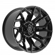 Gear Offroad 776B Flair Gloss Black Custom Truck Wheels