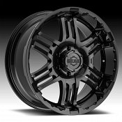 Gear Offroad 713B Double Pump Gloss Black Custom Truck Wheels