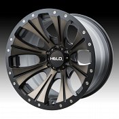 Helo HE901 Machined Black Dark Tint Custom Wheels Rims