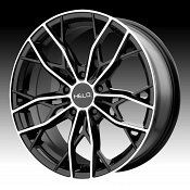 Helo HE907 Machined Black Custom Wheels Rims