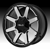 Helo HE909 Machined Black Custom Wheels Rims