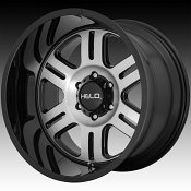 Helo HE916 Machined Black Custom Wheels Rims