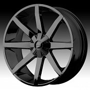 KMC Slide RWD KM651 651 Black Custom Rims Wheels