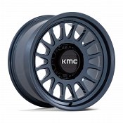 KMC KM452LX Impact Forged Monoblock Metallic Blue Custom Truck Wheels