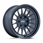 KMC KM447LX Impact Forged Monoblock Metallic Blue Custom Truck Wheels