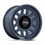 KMC KM451LX Mesa Forged Monoblock Metallic Blue Custom Truck Wheels