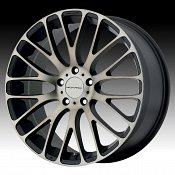 KMC KM693 Maze Machined Black Custom Wheels Rims