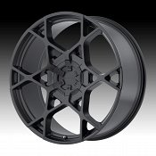 KMC KM695 Crosshair Satin Black Custom Wheels Rims