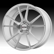 KMC KM709 Flux Brushed Silver Custom Wheels Rims