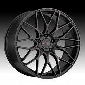 KMC KM713 Alkaline Phantom Black Custom Wheels Rims