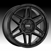 KMC KM716 Nomad Satin Black Custom Wheels Rims