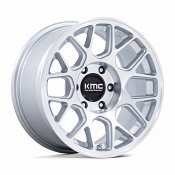 KMC KM730 Hatchet Machined Silver Custom Wheels