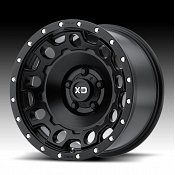 XD Series XD129 Holeshot Satin Black Custom Wheels Rims