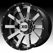 XD Series XD200 Heist Chrome / Black Custom Wheels Rims