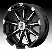 XD Series XD779 Badlands Black Machined Custom Wheels Rims