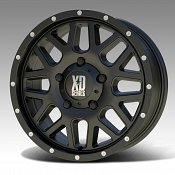 XD Series XD820 Grenade Van Satin Black Custom Wheels Rims