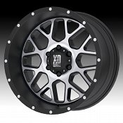 XD Series XD820 Grenade Machined Satin Black Custom Wheels