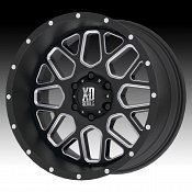 XD Series XD820 Grenade Satin Black Milled Custom Wheels Rim