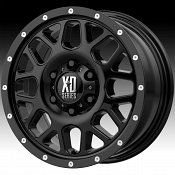 XD Series XD820 Grenade Van Gloss Black Custom Wheels Rims