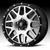 XD Series XD820 Grenade Van Machined Black Custom Wheels Rim