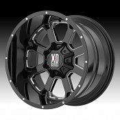 XD Series XD825 Buck 25 Gloss Black Milled Custom Wheels Rim