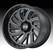 XD Series XD826 Surge Satin Black Milled Custom Wheels Rims