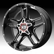 XD Series XD839 Clamp Black Milled Custom Wheels Rims