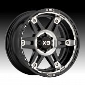 XD Series XD840 Spy II Gloss Black Machined Custom Wheels Ri