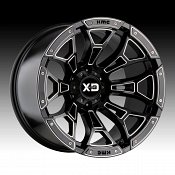 XD Series XD841 Boneyard Gloss Black Milled Custom Wheels Ri