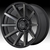 XD Series XD847 Outbreak Machined Black Grey Tint Custom Wheels Rims