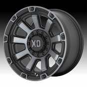 XD Series XD852 Gauntlet Machined Satin Black Gray Tint Custom Wheels Rims