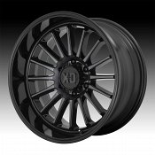 XD Series XD857 Whiplash Machined Black Grey Tint Custom Wheels Rims