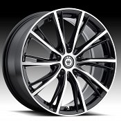 Konig Impression IP Machined Black Custom Wheels Rims