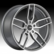 Konig Interform IF Machined Graphite Custom Rims Wheels