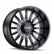 Mayhem Utopia 8114 Gloss Black Milled Custom Wheels