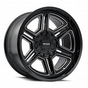 Mayhem Hermosa 8117 Gloss Black Milled Custom Wheels